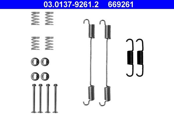 77363512 Fiat/Alfa/Lancia Kit de montagem das sapatas traseiras de tambor