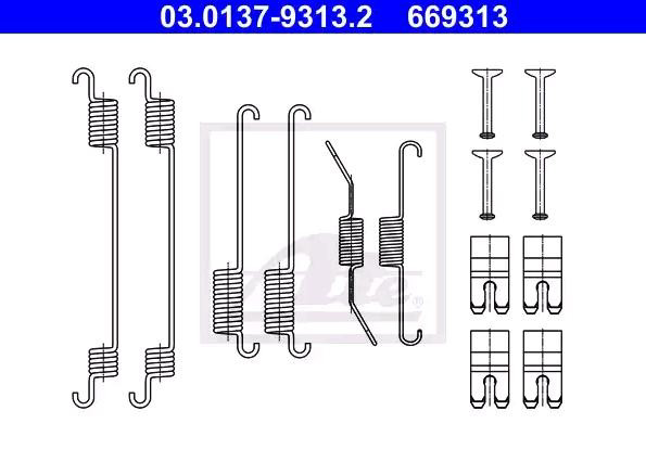 Kit de montagem das sapatas traseiras de tambor Ford Focus preço, a partir de 7,12 USD