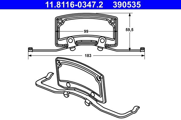 Kit de molas de fixação de sapatas de disco dianteiras Audi A8 preço, a partir de 10,51 USD