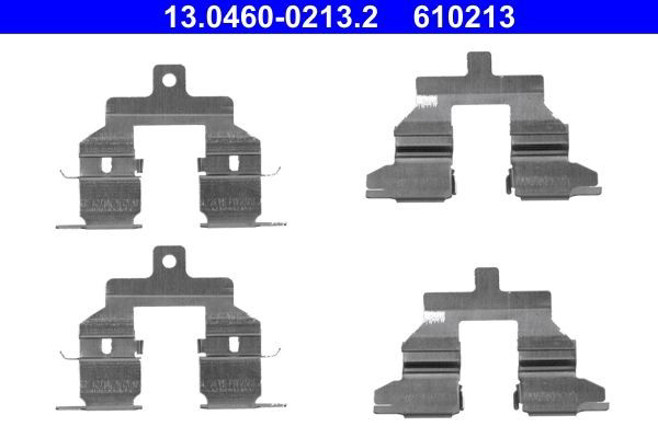 Compre D4080JA01A Toyota Kit de molas de fixação de sapatas de disco traseiras