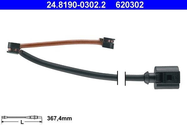 Compre Sensor dianteiro de desgaste das sapatas do freio Seat Leon 4