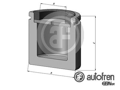 D025573 Autofren Pistão de suporte do freio dianteiro