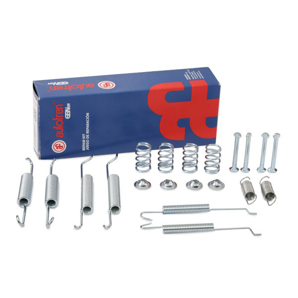 Kit de montagem das sapatas traseiras de tambor Audi 80 B3 89, 89Q, 8A