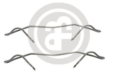 Kit de molas de fixação de sapatas de disco dianteiras General Motors 0542535