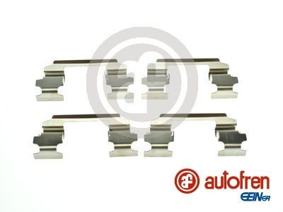 Kit de molas de fixação de sapatas de disco dianteiras para Nissan X-Trail  T30