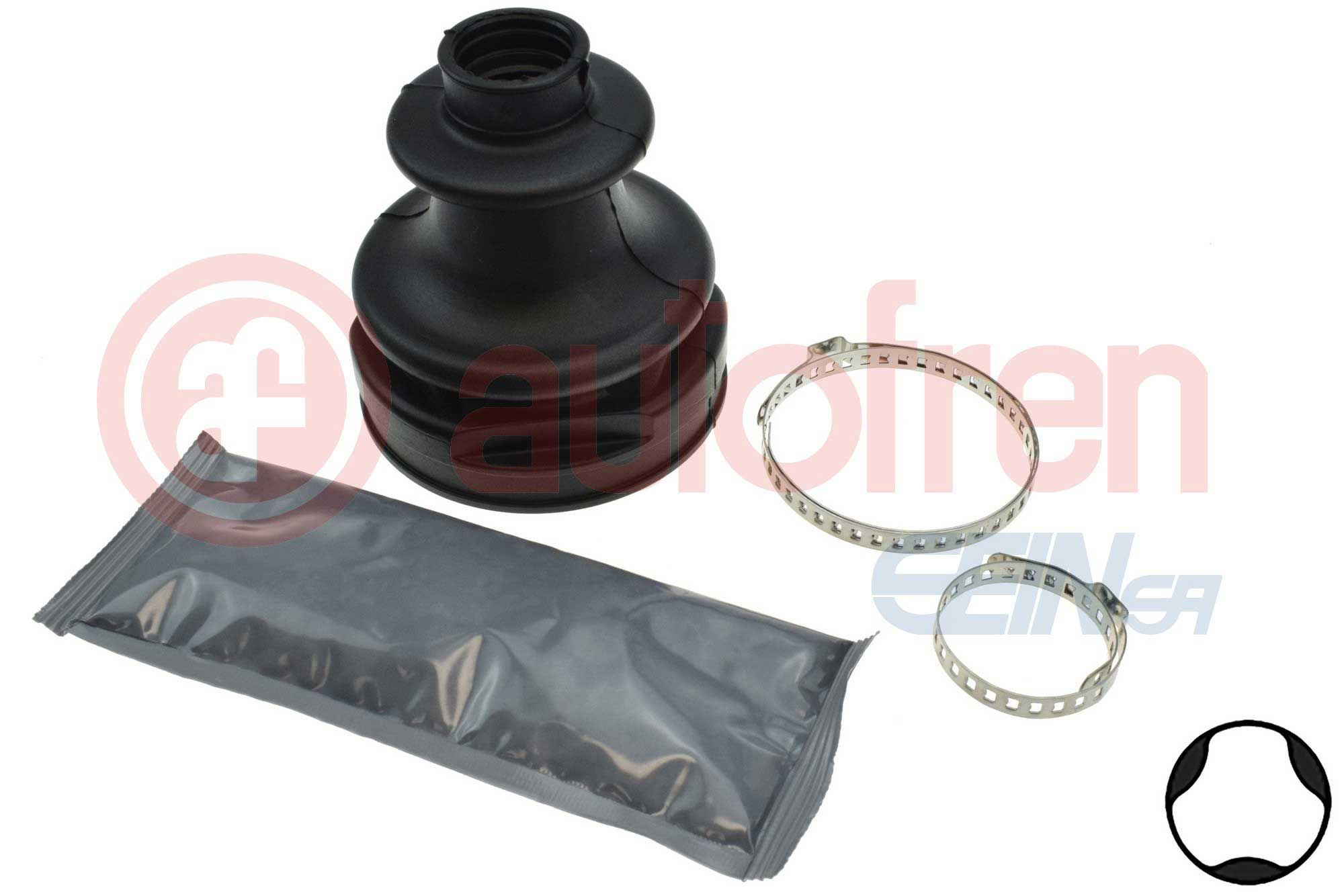 Bota de proteção interna de junta homocinética do semieixo dianteiro Ford Escort VI GAL