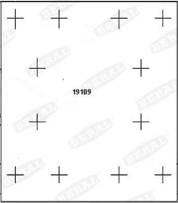 2996508 Iveco Placa sobreposta do freio dianteira (TRUCK)