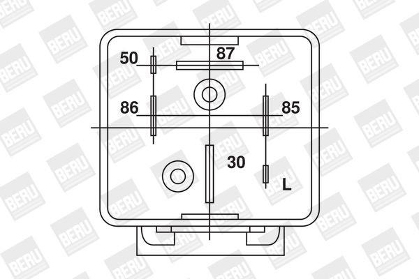  Relê das velas de incandescência Ford Orion II sedan (AFF) (1985 - 1990) II