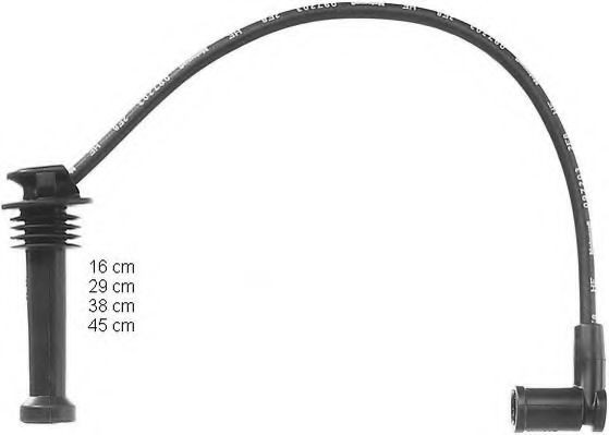  Fios de alta voltagem, kit Ford Maverick II SUV (1N2) (2001 - 2007) II