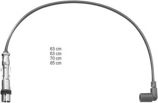 Compre Fios de alta voltagem, kit Volkswagen Polo 3