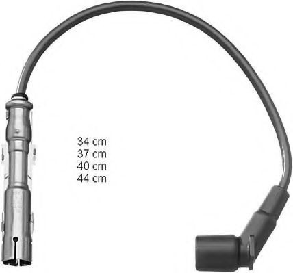  Fios de alta voltagem, kit BMW 3 sedan (E46) (1998 - 2005) 