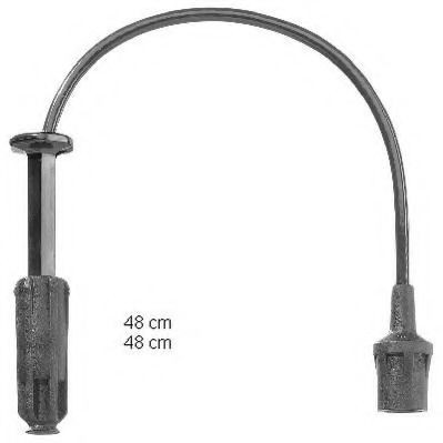  Fios de alta voltagem, kit Mercedes Vito I сaixa (638) (1997 - 2003) I