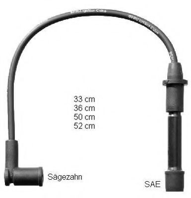 Fios de alta voltagem, kit para Ford Galaxy I VY WGR