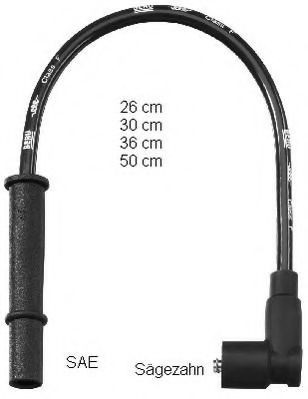 ZEF1627 Beru Fios de alta voltagem, kit