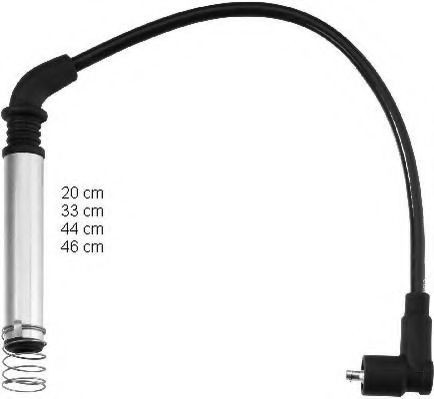 Fios de alta voltagem, kit para Ford Fiesta VAN 