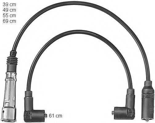 Fios de alta voltagem, kit ZEF561 Beru