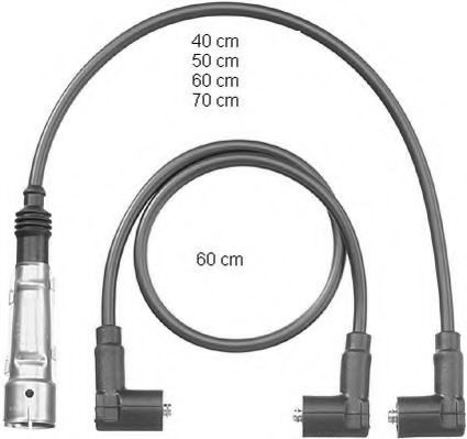 Compre 947 NGK Fios de alta voltagem, kit