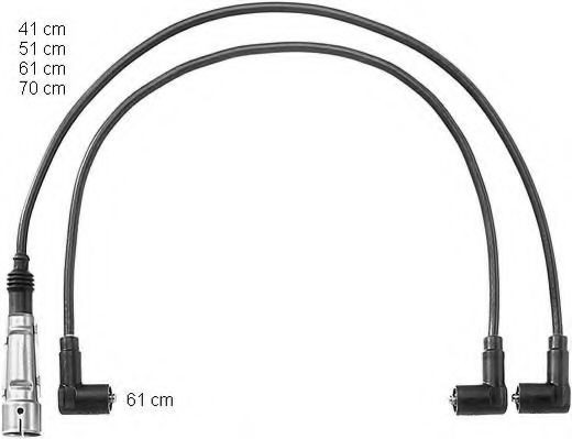  Fios de alta voltagem, kit Seat Ibiza I hatchback (021A) (1984 - 1993) I