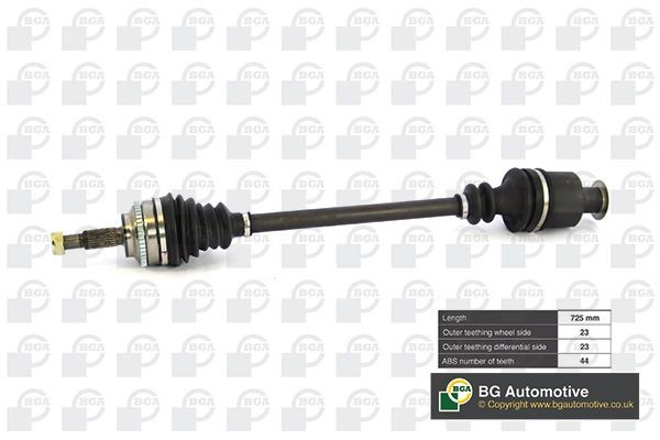 DS7338R BGA Semieixo (acionador) dianteiro direito