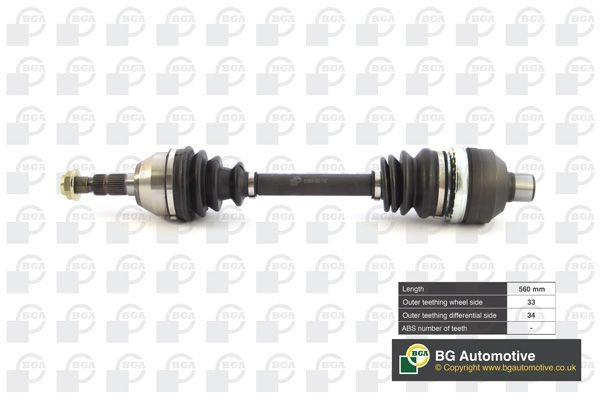 Semieixo (acionador) dianteiro direito Peugeot/Citroen 93169663 preço, a partir de 65,16 USD