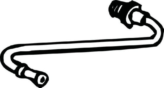 000073 Bosal Tubo de sensor de pressão dos gases de escape