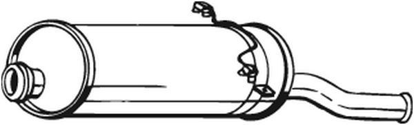 Silenciador, parte traseira para Citroen Xsara Picasso N68