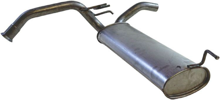 Silenciador, parte traseira 135247 Bosal