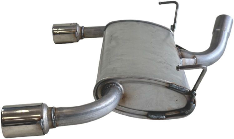 Silenciador, parte traseira Bosal 154507
