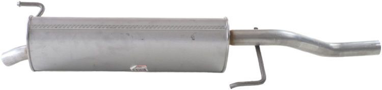 1609215480 Peugeot/Citroen Silenciador, parte traseira