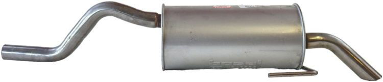 Silenciador, parte traseira para Renault Clio II BB, CB