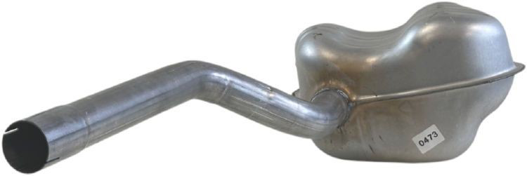 Silenciador, parte traseira 220453 Bosal