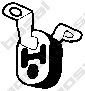  Coxim de fixação do silenciador Audi A6 C5 sedan (4B2, 4B4) (1997 - 2005) C5