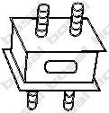  Coxim de fixação do silenciador Toyota Land Cruiser 80 SUV (J8) (1990 - 1998) 80