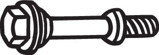 Compre 258943 Bosal Parafuso do sistema de escape (do silenciador)
