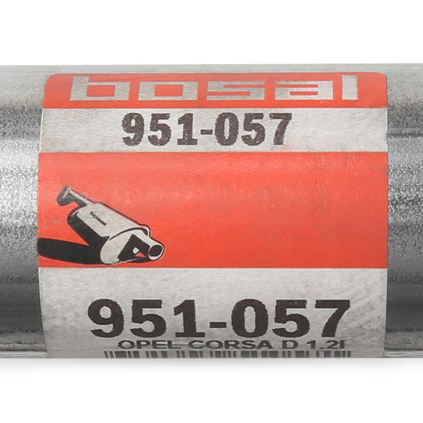 Silenciador, parte central 951057 Bosal