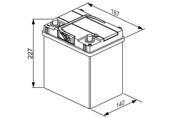 Bateria recarregável (PILHA) 0092S40180 Bosch