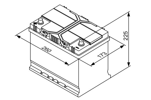 Bateria recarregável (PILHA) 0092S40270 Bosch