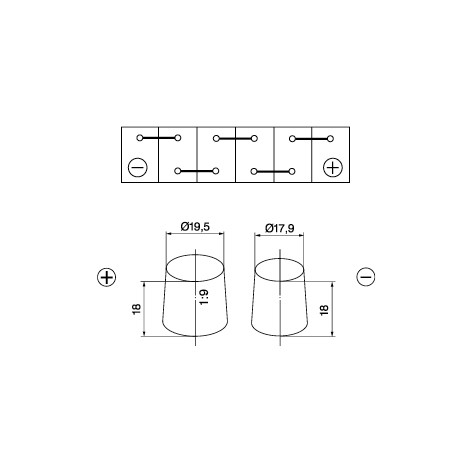 Bateria recarregável (PILHA) 0092S4E400 Bosch