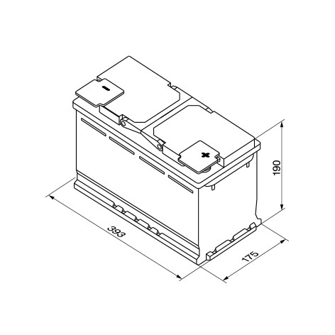 Bateria recarregável (PILHA) Iveco 5801793719