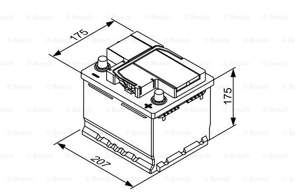 Bateria recarregável (PILHA) 0092T30010 Bosch