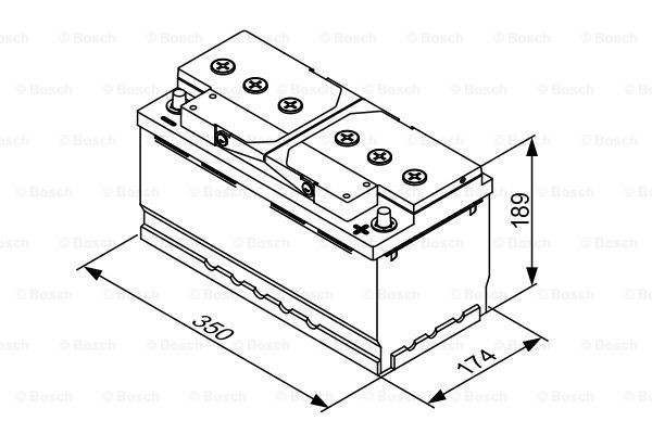 Bateria recarregável (PILHA) 0092T30130 Bosch