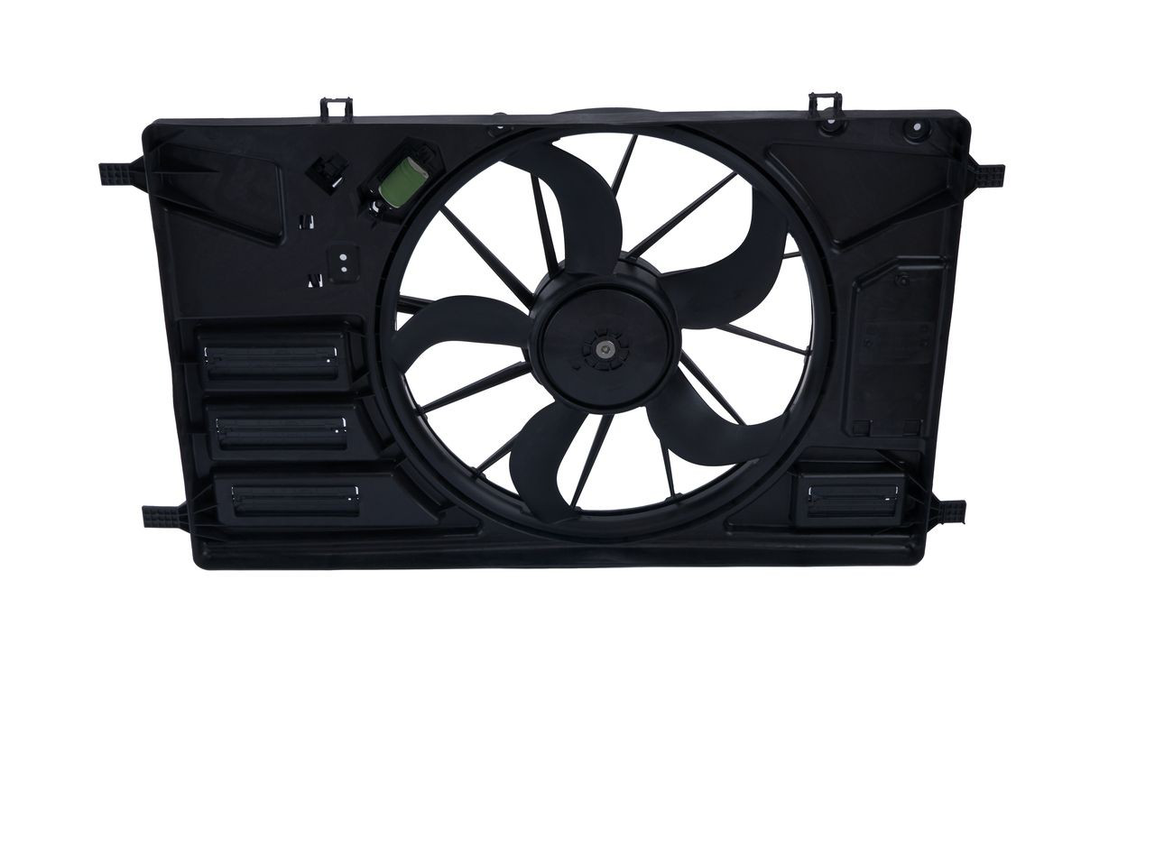 Difusor do radiador de esfriamento, montado com motor e roda de aletas Bosch 0130308552