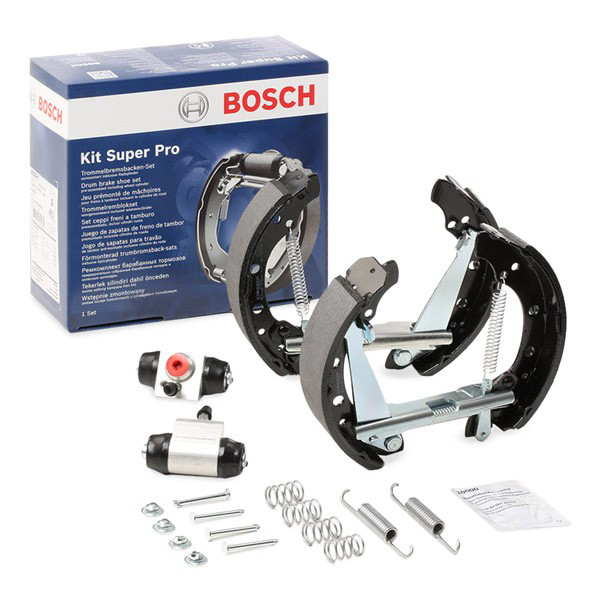 Sapatas do freio traseiras de tambor, montadas com cilindros, kit Bosch 0204114579 preço, a partir de 124,59 USD