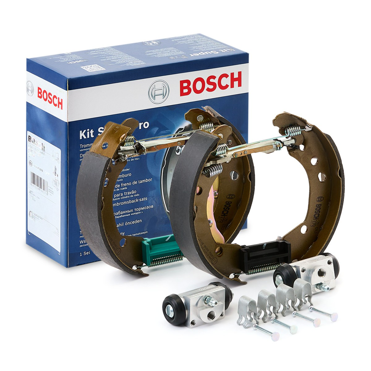 Sapatas do freio traseiras de tambor 0204114626 Bosch