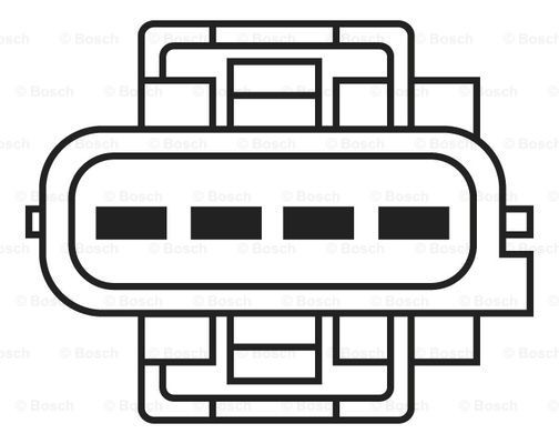 Sonda lambda, sensor de oxigênio depois de catalisador 0258003716 Bosch