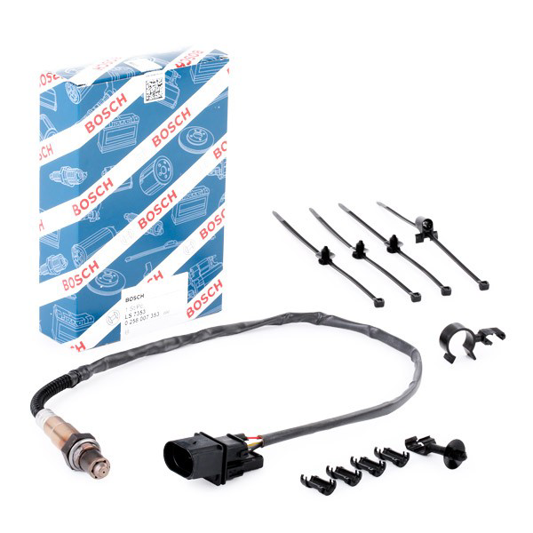 0258007353 Bosch Sonda lambda, sensor de oxigênio até o catalisador