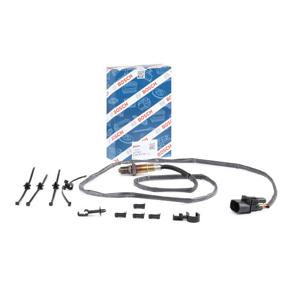 0258007361 Bosch Sonda lambda, sensor esquerdo de oxigênio até o catalisador