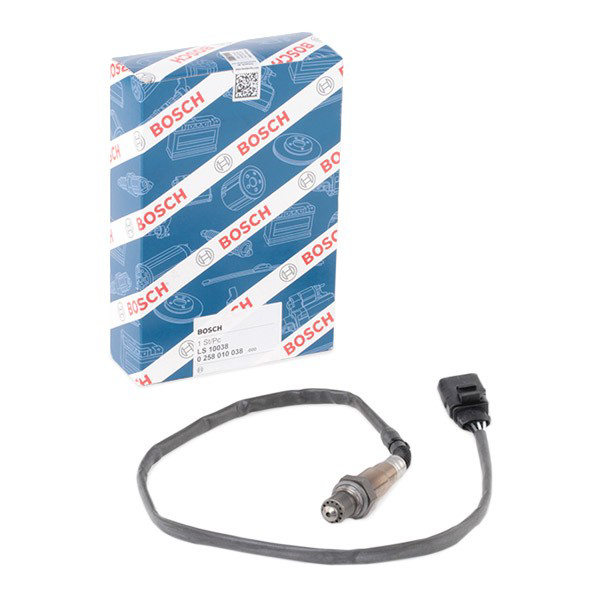 Sonda lambda, sensor de oxigênio depois de catalisador 0258010038 Bosch