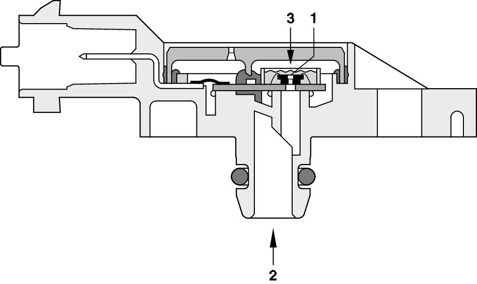 0261230093 Bosch Sensor de pressão de combustível