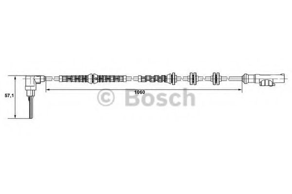 Sensor dianteiro de ABS Bosch 0265007685 preço, a partir de 25,80 USD